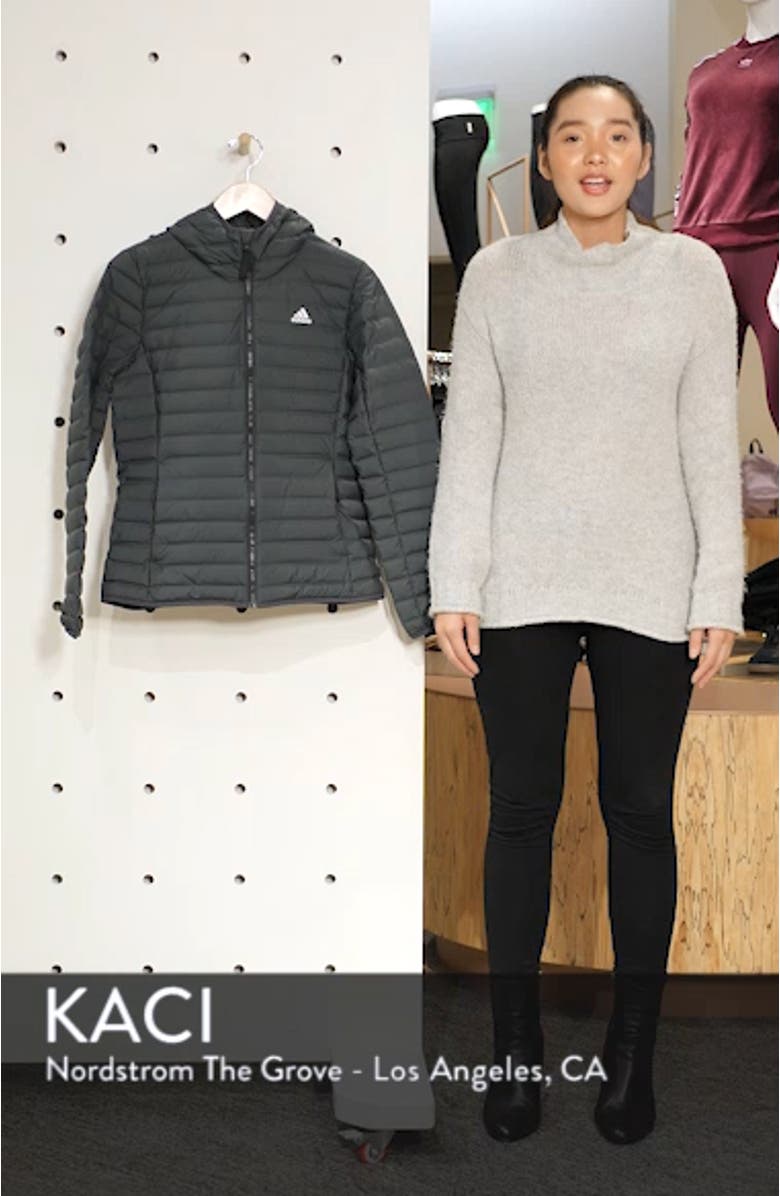 Varilite Water Repellent Hooded 600-Fill-Power Down Jacket, sales video thumbnail