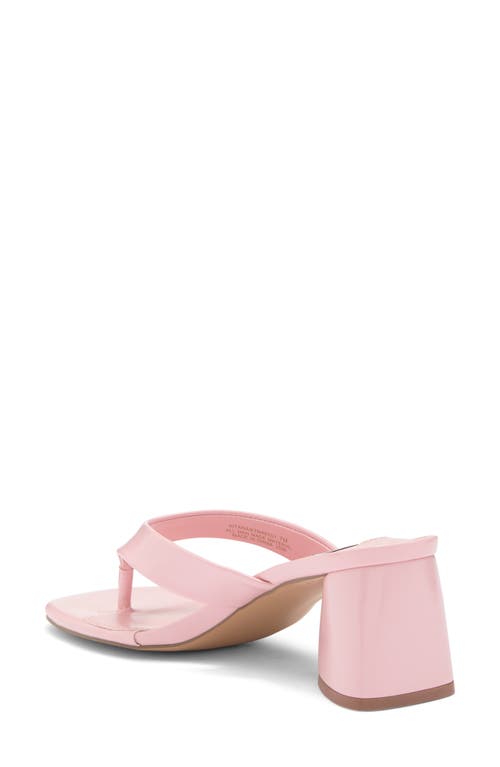 Steve Madden Kitana Block Heel Slide Sandal In Pink