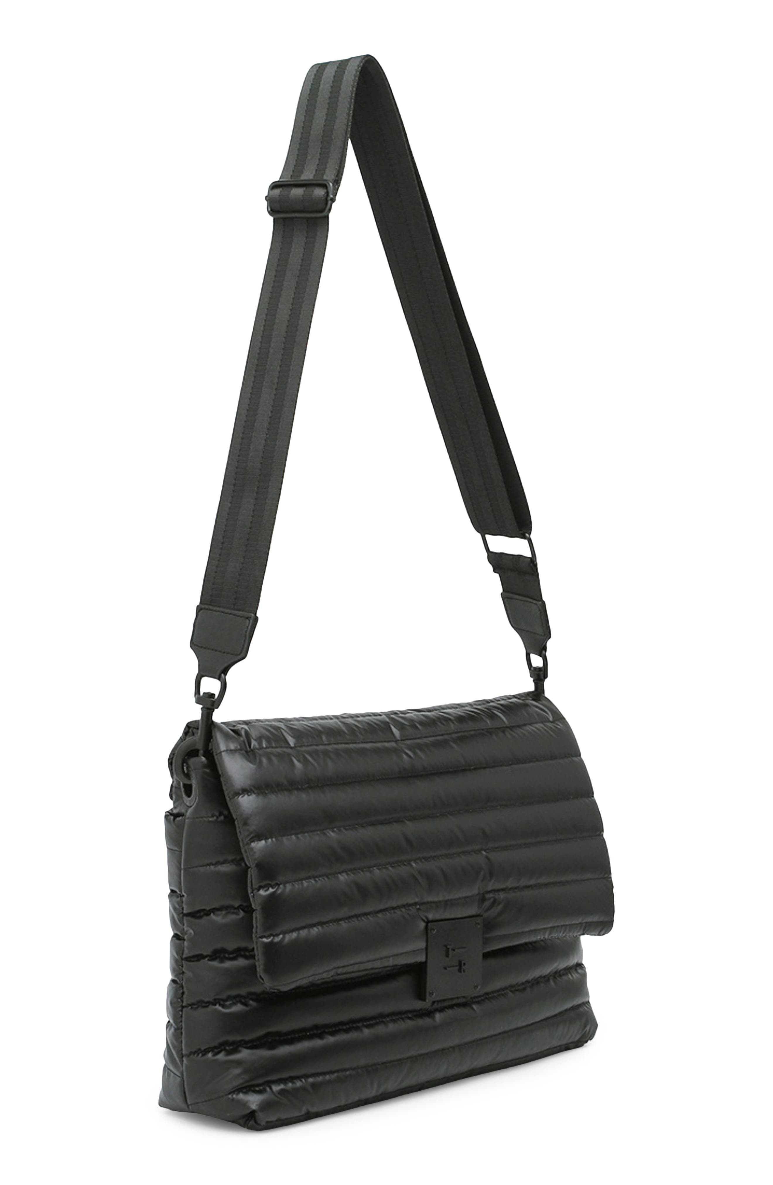 Lady Flap Shoulder Bag, Alternate, color, PEARL BLACK