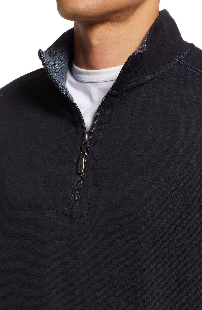 Tommy Bahama Men's Alpine View Reversible Half Zip Pullover, Alternate, color,
