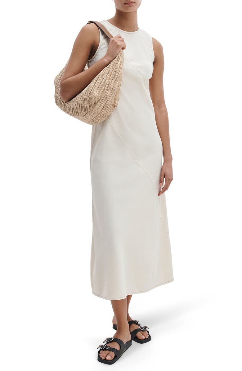 rag & bone Lisbon Sleeveless Maxi Dress, Alternate, color, Ecru