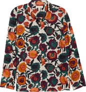 Seasalt Cornwall Larissa Printed Organic Cotton Button-Up Shirt