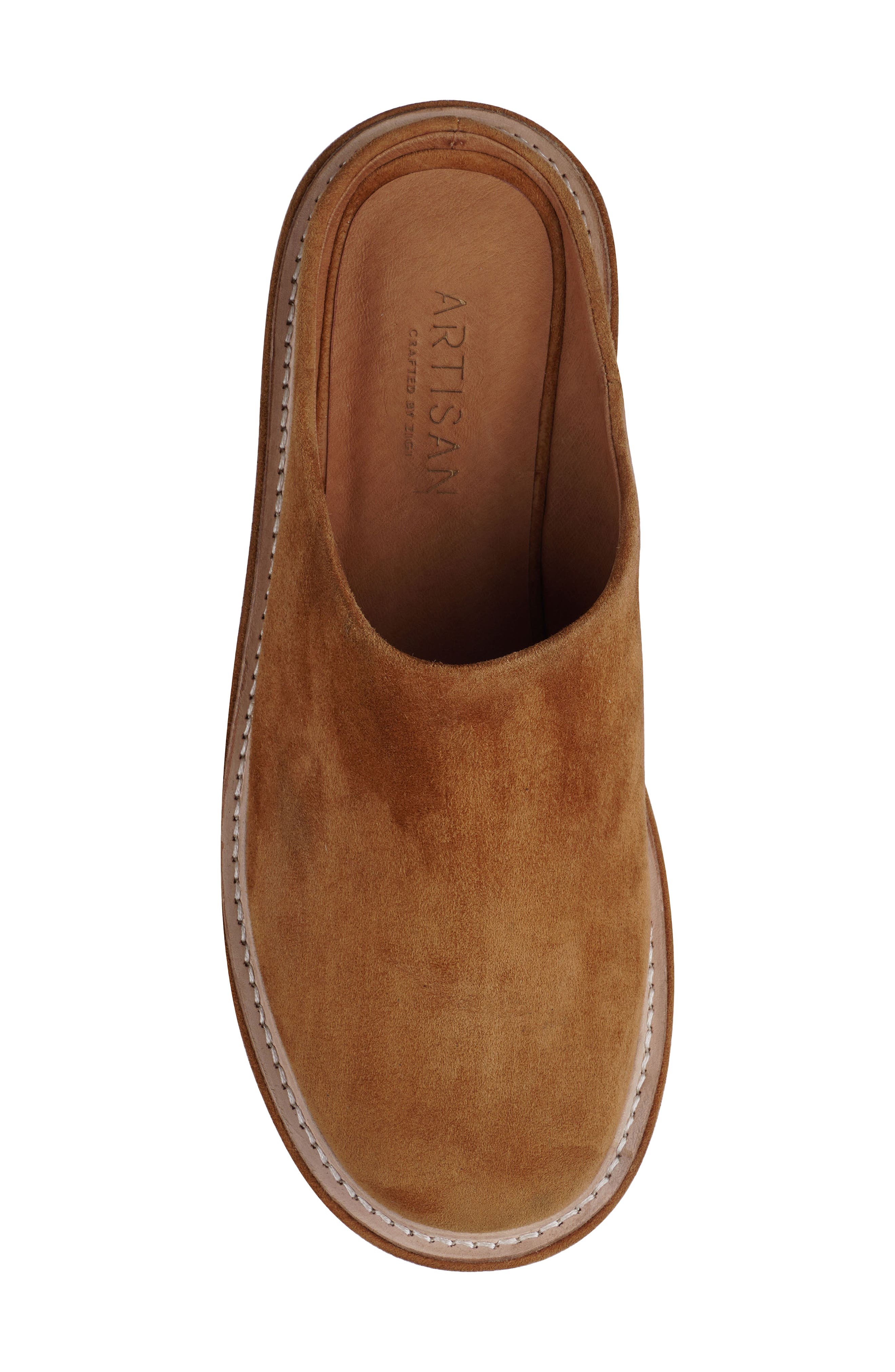 Bizzy Platform Clog, Alternate, color, CHEST SUED