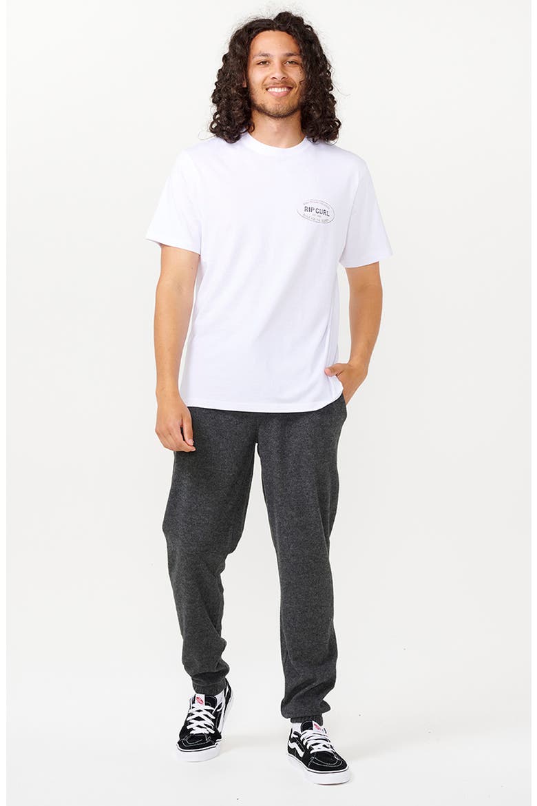 Grid Tie Waist Sweatpants, Alternate, color, BLACK MARLE