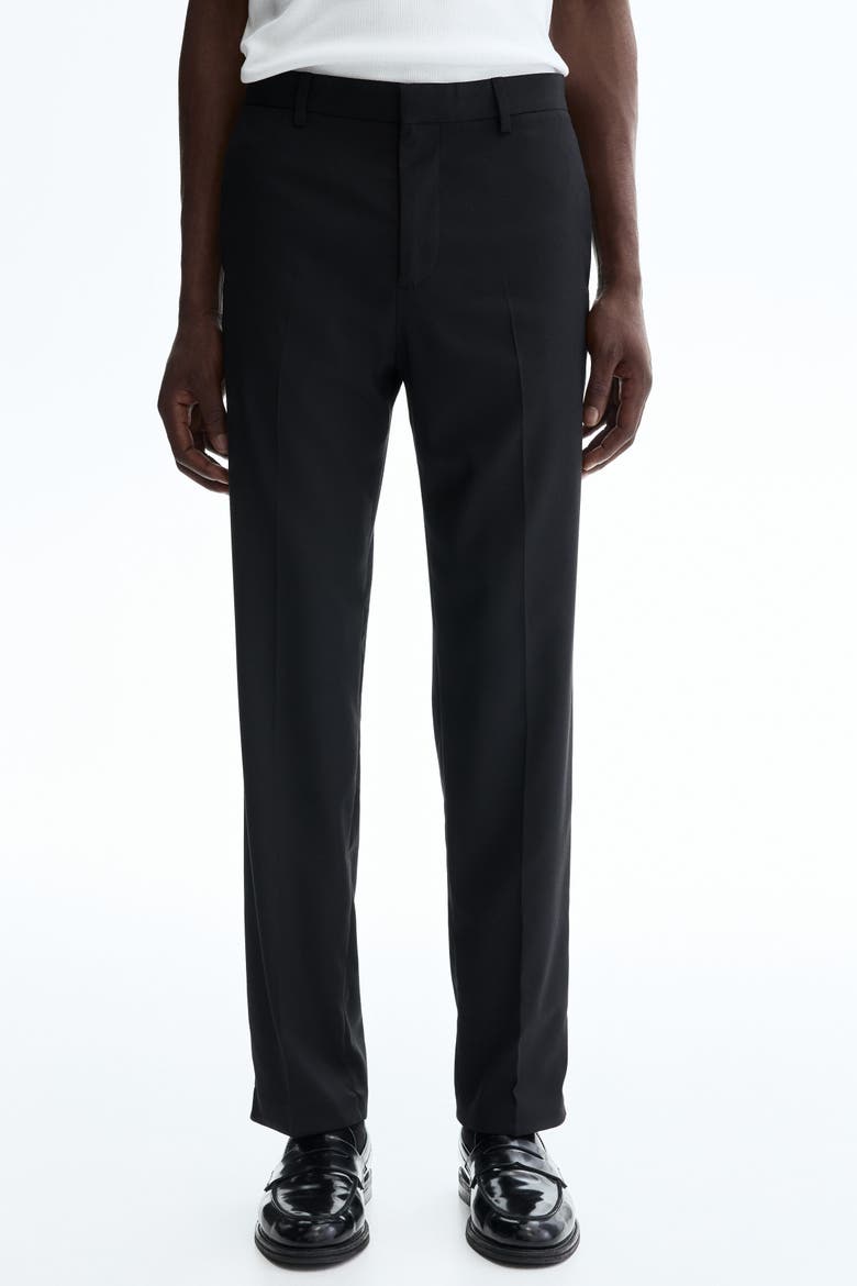 Regular-Fit Suit Pants, Alternate, color, Black