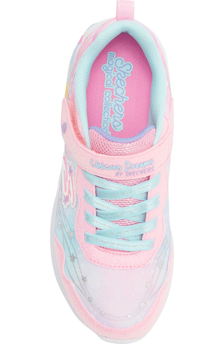 SKECHERS Kids' Unicorn Dreams Sneaker, Alternate, color, Pink Turquoise