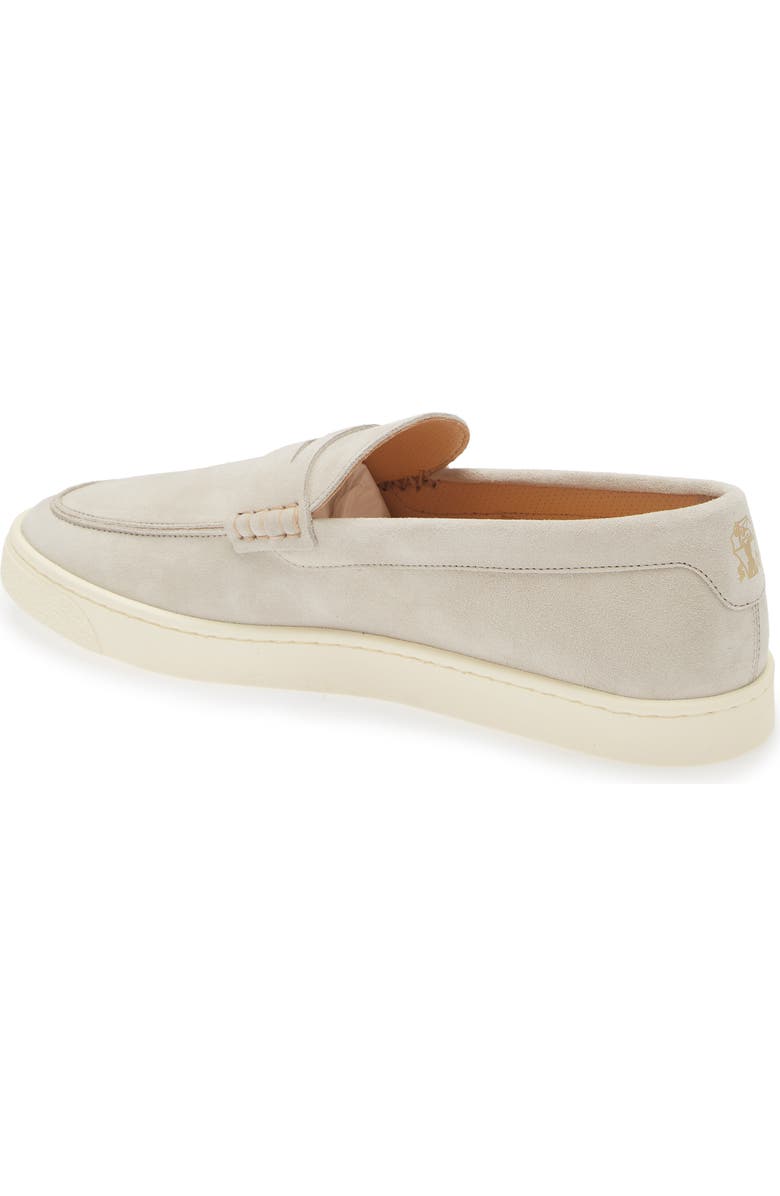 Brunello Cucinelli Suede Slip-On Deck Shoe, Alternate, color,