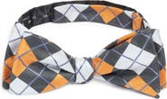 CLIFTON WILSON Argyle Silk Bow Tie