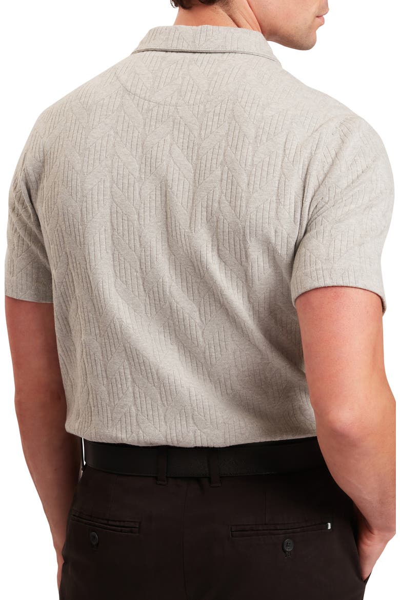 Rembran Texture Polo, Alternate, color, LIGHT GREY