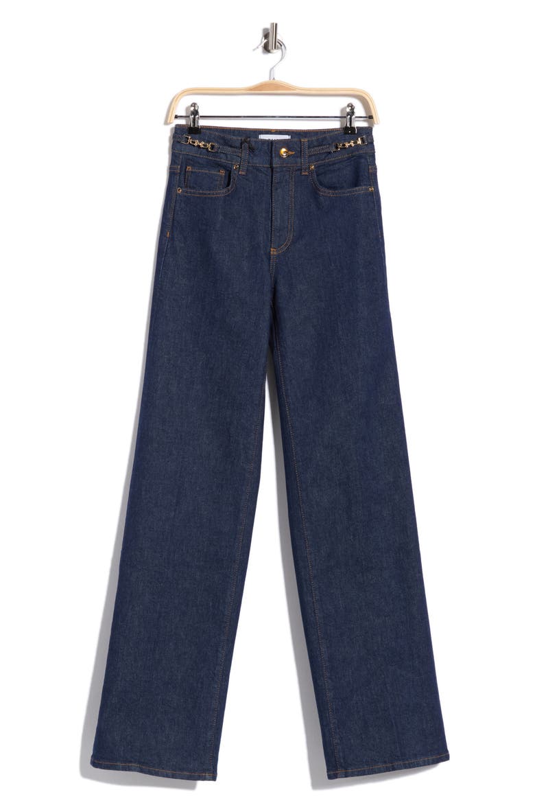 Sasha High Waist Wide Leg Jeans, Main, color, AMORA
