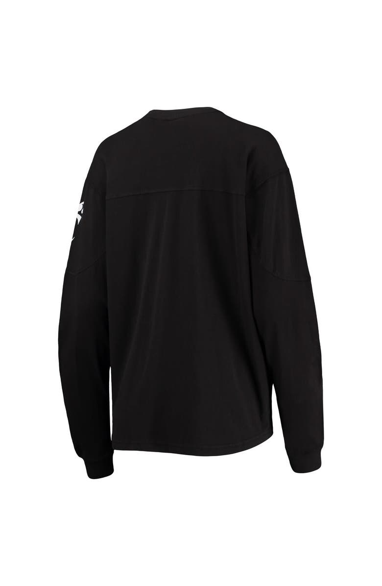 PRESSBOX Women's Pressbox Black Cincinnati Bearcats Edith Long Sleeve T-Shirt, Alternate, color, Black