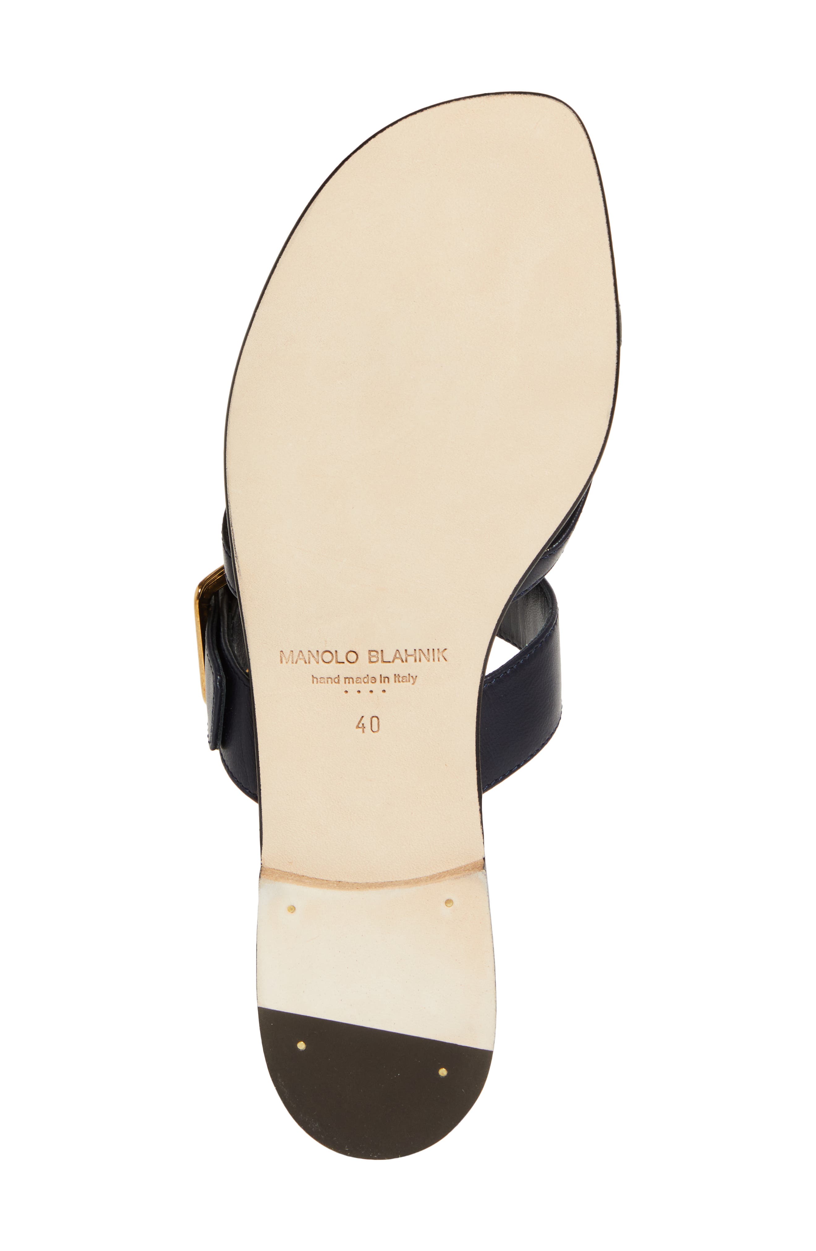 Manolo Blahnik Thalusa Flat Sandal, Alternate, color, 
