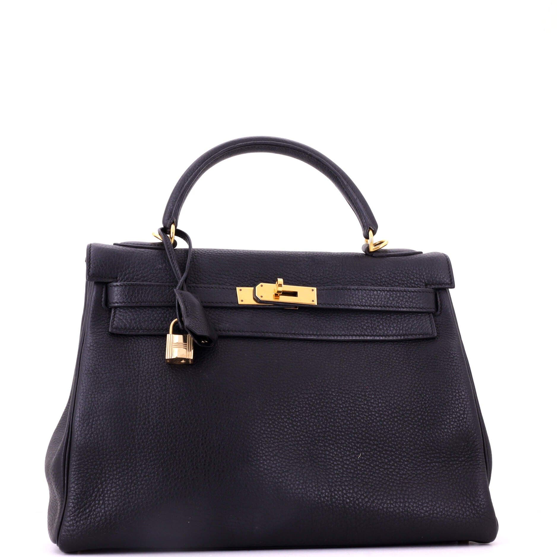 Kelly Handbag Black Togo with Gold Hardware 32, Alternate, color, Black