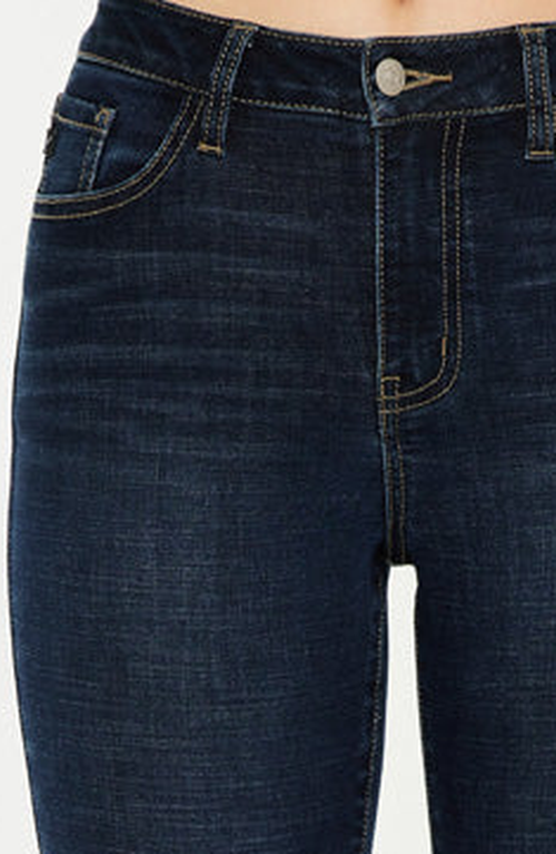 Kancan Avery Essentials High Rise Bootcut Jeans In Blue