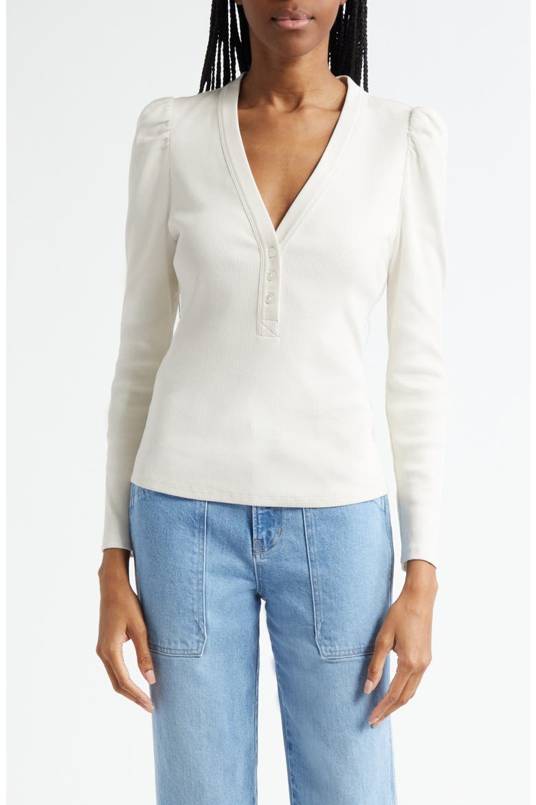 Dekalb Long Sleeve Henley, Main, color, ECRU