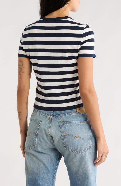 Denimist Striped Baby T-shirt In Blue