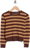 ALICE + OLIVIA Carolann Striped Cashmere Sweater