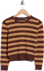 ALICE + OLIVIA Carolann Striped Cashmere Sweater