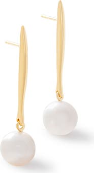 Monica Vinader Nura Freshwater Pearl Drop Earrings
