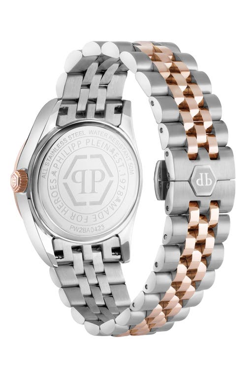 Philipp Plein Date Superlative Two-tone Bracelet Watch, 38mm In Two Tone