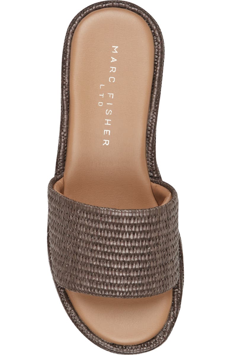 Marc Fisher LTD Daylin Platform Sandal, Alternate, color, Medium Brown