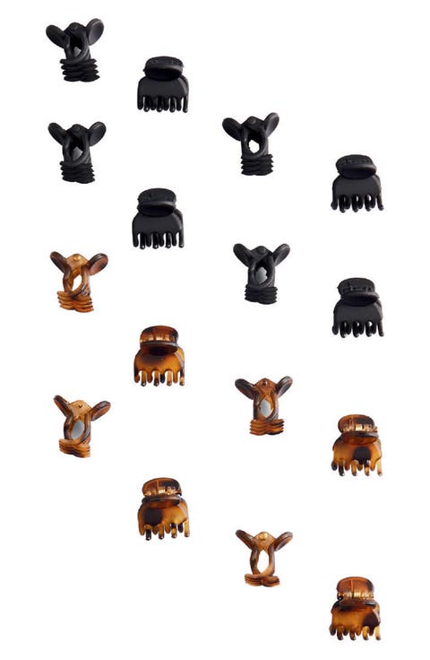 16-Pack Recycled Plastic Min Claw Clips