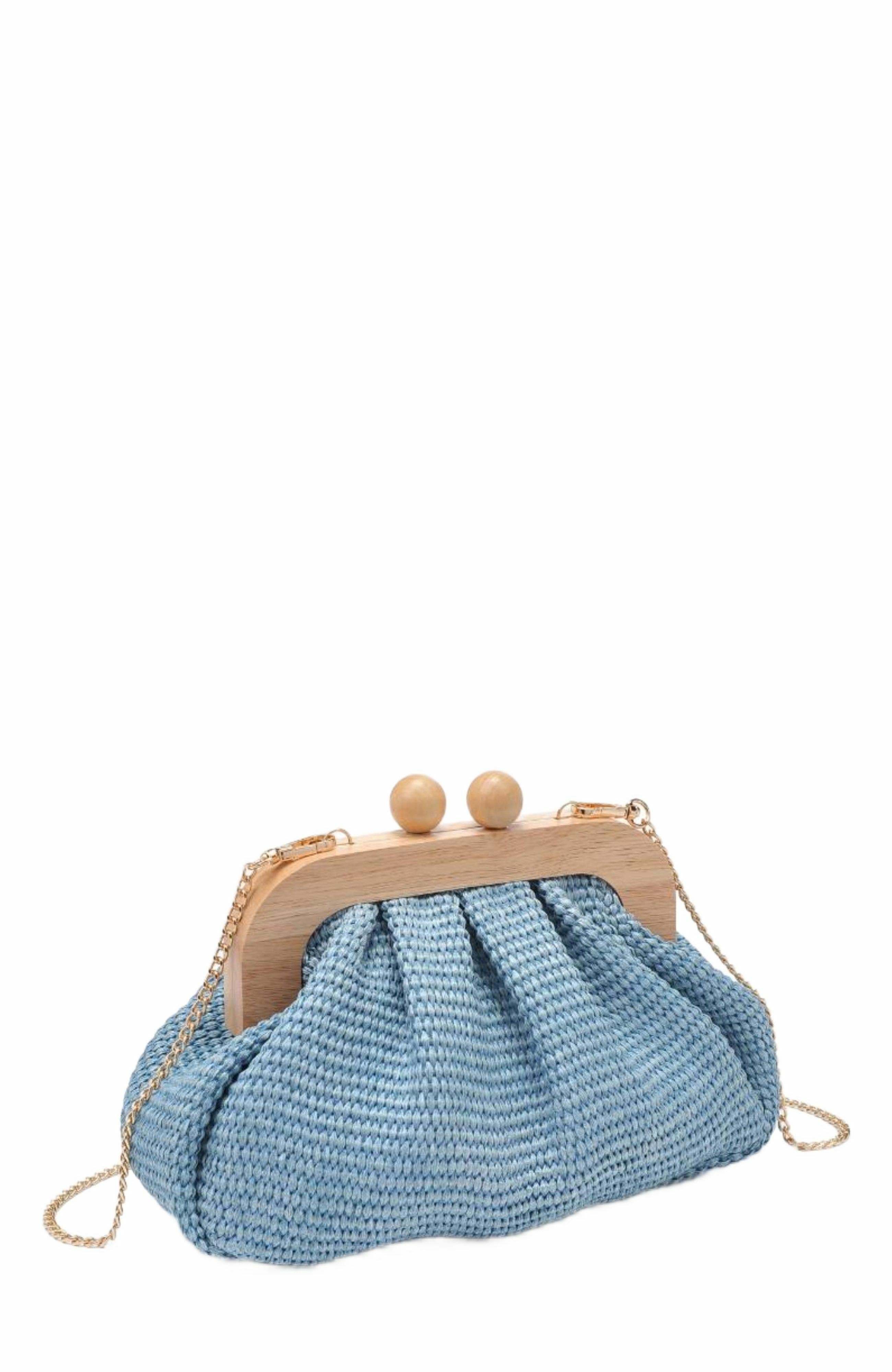 MODA LUXE Vogueista Crossbody, Alternate, color, Denim