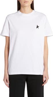 Golden Goose Regular Fit Small Star Logo Graphic T-Shirt