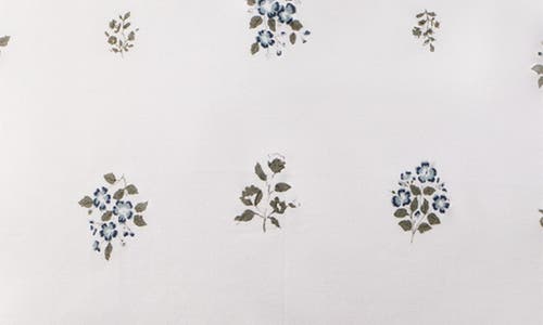 Domani Home Feuille Bluer Standard Pillow Sham In White