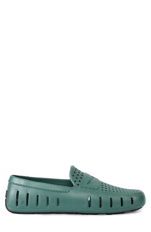 Floafers Country Club Molded Driver Loafer In Green