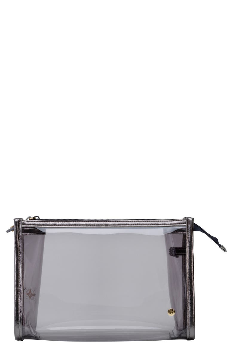 Stephanie Johnson Miami Medium Zip Closure Makeup Bag, Main, color, 