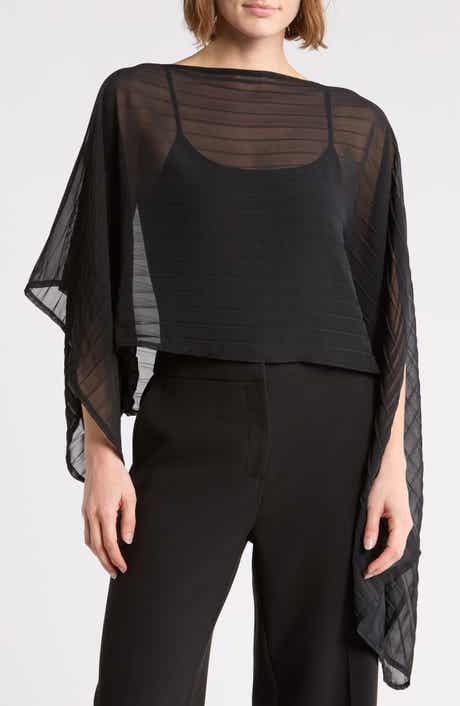 Sheer Off the Shoulder Poncho