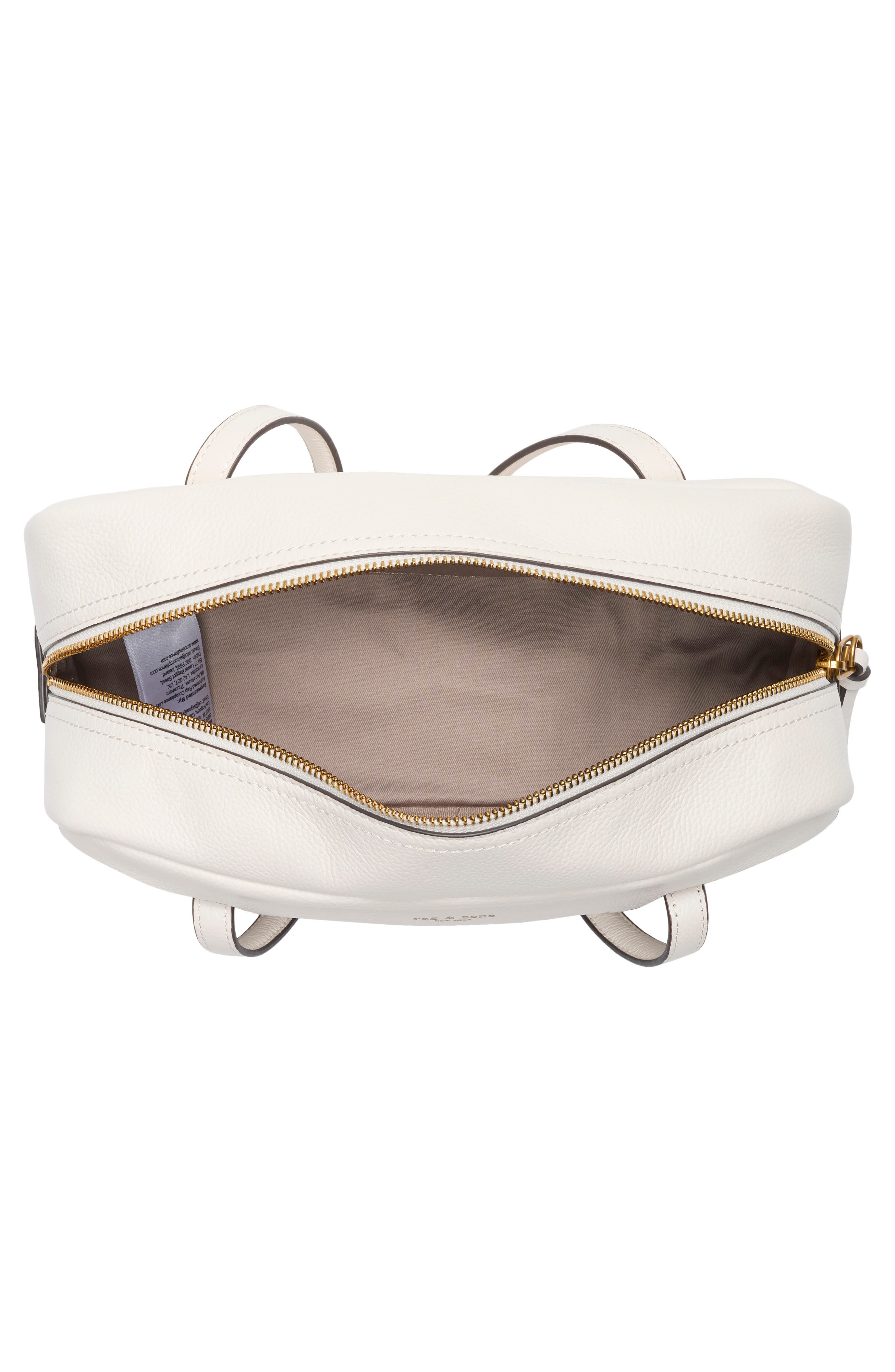 rag & bone Bryant East/West Satchel Bag, Alternate, color, White