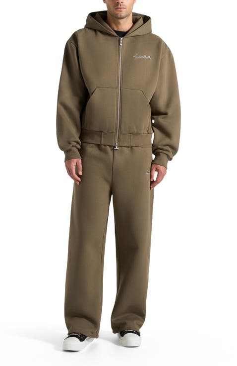 Unisex Signature Relaxed Fit Zip Hoodie