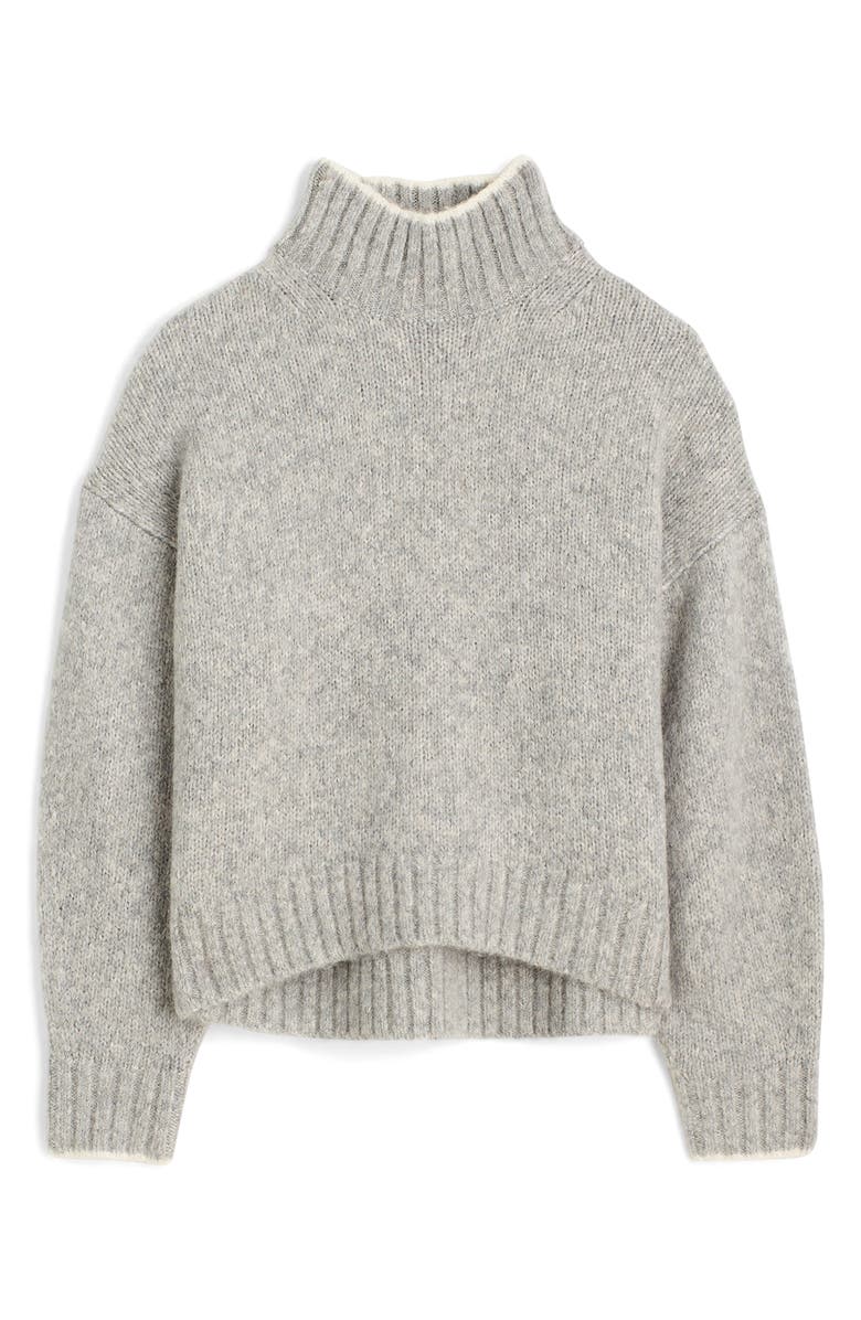 Madewell Chunky Alpaca Blend Turtleneck Sweater, Alternate, color,