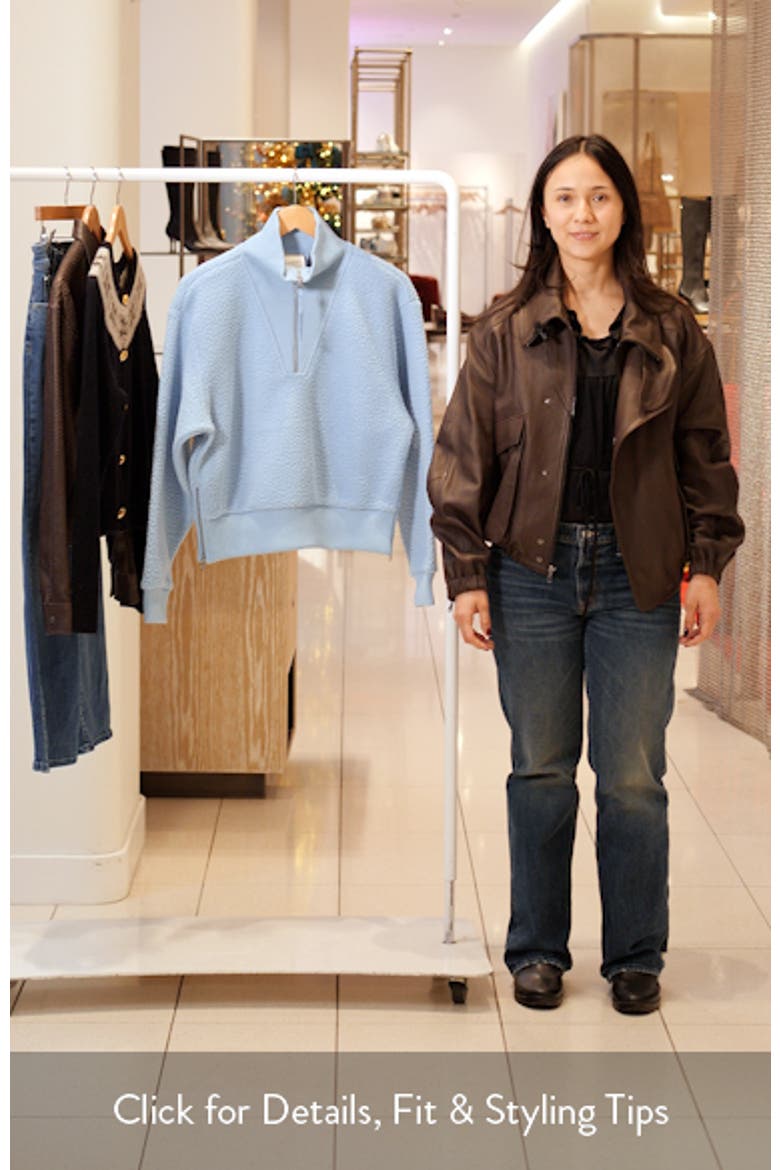 Jaylin High Pile Fleece Half-Zip Pullover video