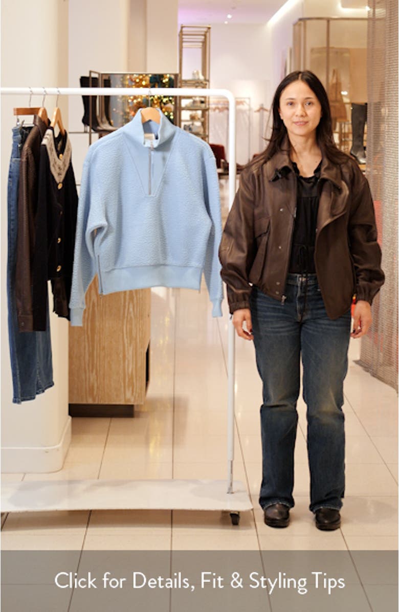 Jaylin High Pile Fleece Half-Zip Pullover, sales video thumbnail