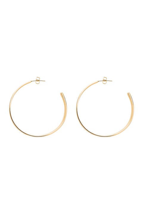 Graduated Hoop Earrings