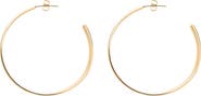 Sterling Forever Graduated Hoop Earrings