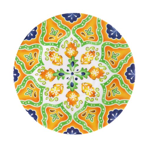 Elama Stapanya 12 Piece Melamine Dinnerware Set In Multi