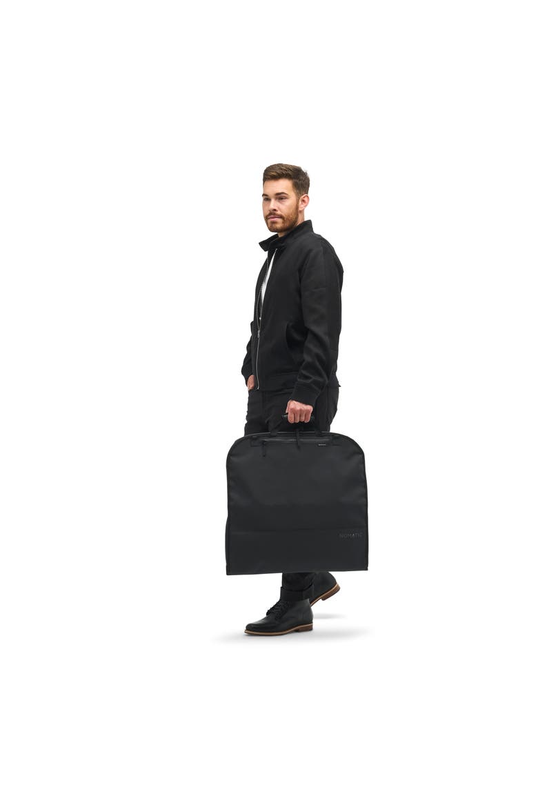Water Resistant Travel Garment Bag, Alternate, color, Black