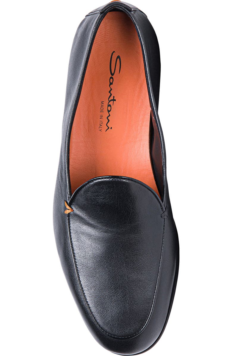 Santoni Vibe Apron Toe Loafer, Alternate, color,