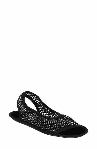 FERRAGAMO Woven Slingback Sandal
