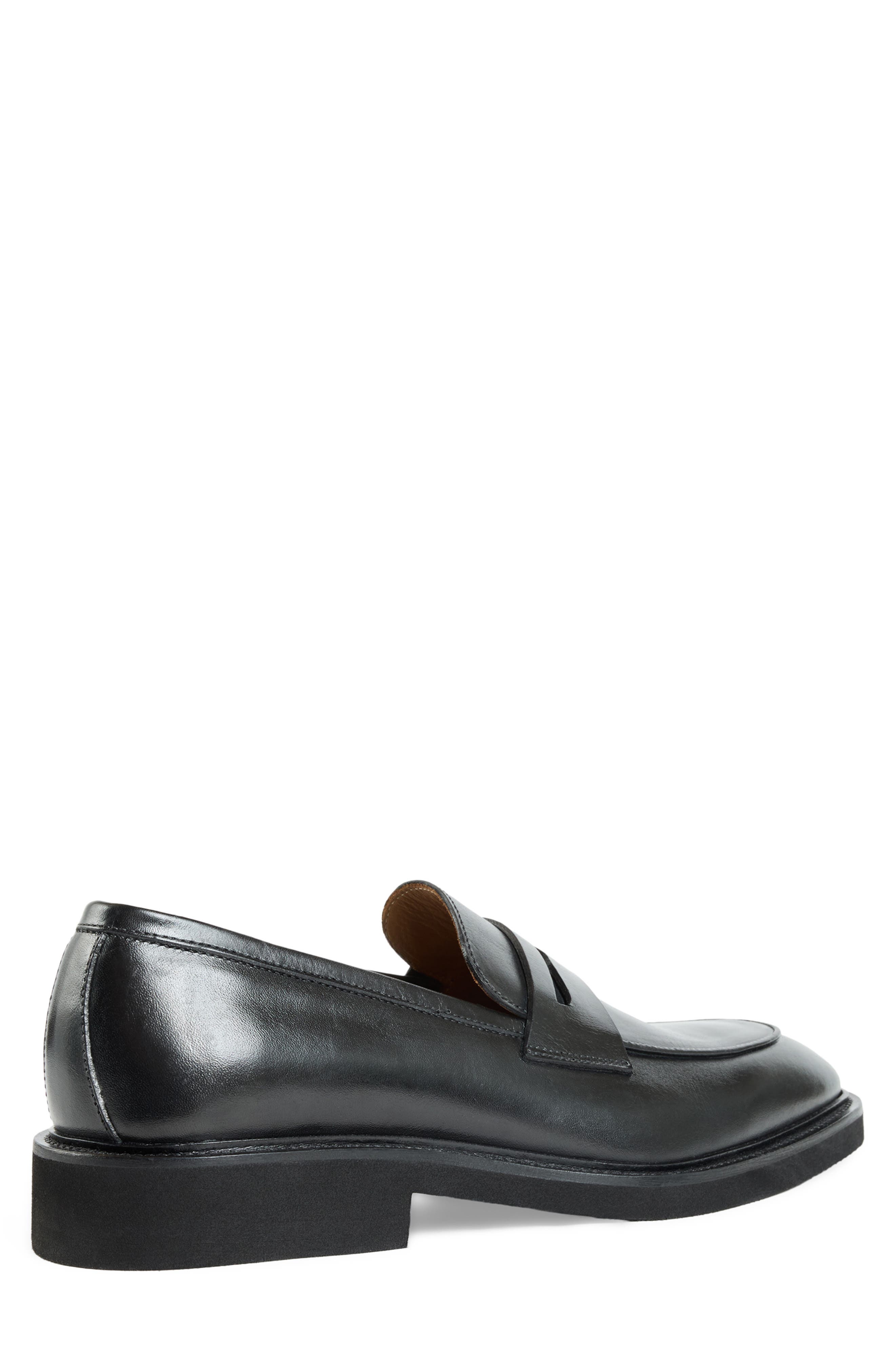 Volano Penny Loafer, Alternate, color, BLACK LEATHER