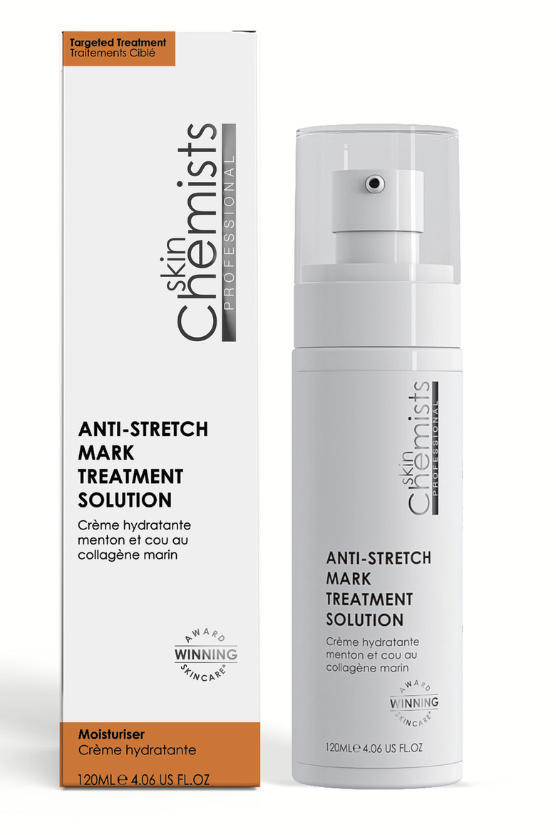 Anti-Stretchmark Treatment Solution 120ml for Loss of Firmness, Anti-Aging, Alternate, color, White