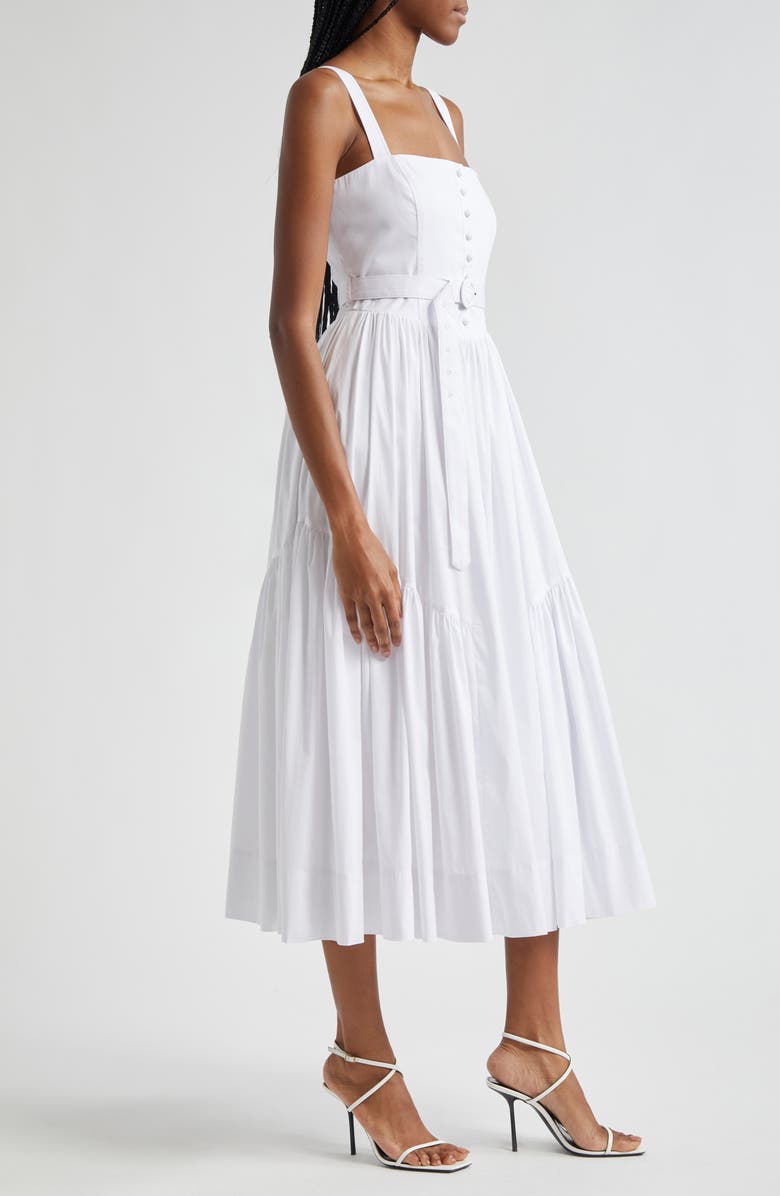 Cinq à Sept Amber Tiered Midi Dress, Alternate, color, 