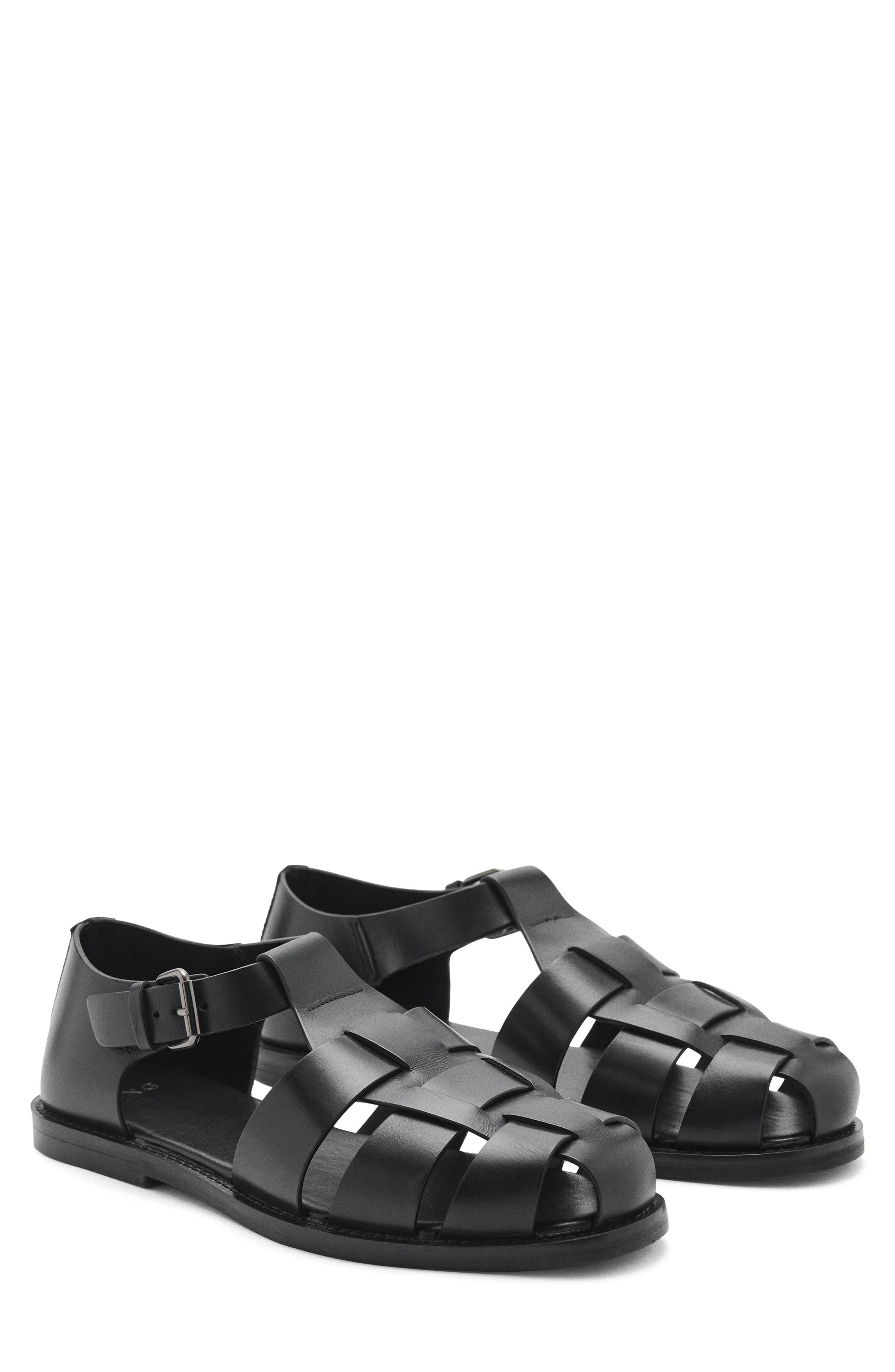 MANGO Fisherman Sandal, Main, color, 