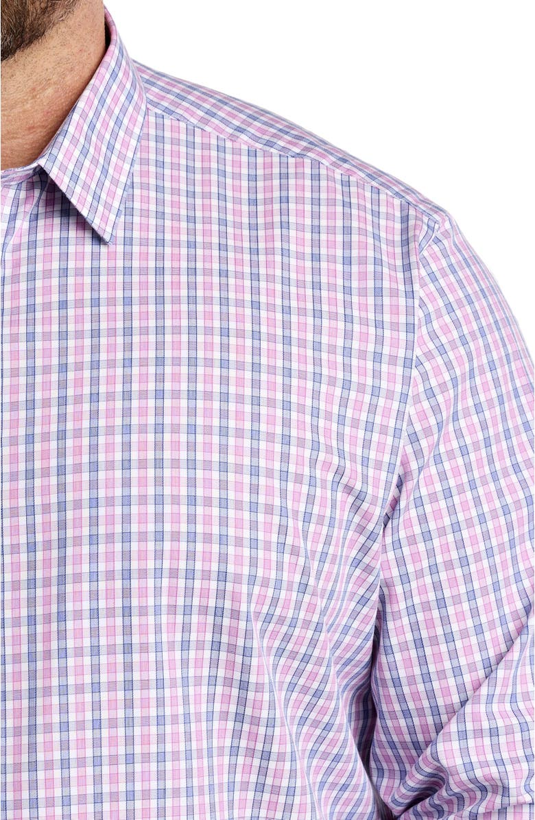 Untuckit Fit by Dxl Big & Tall Dolcetto Sport Shirt, Alternate, color, Pink