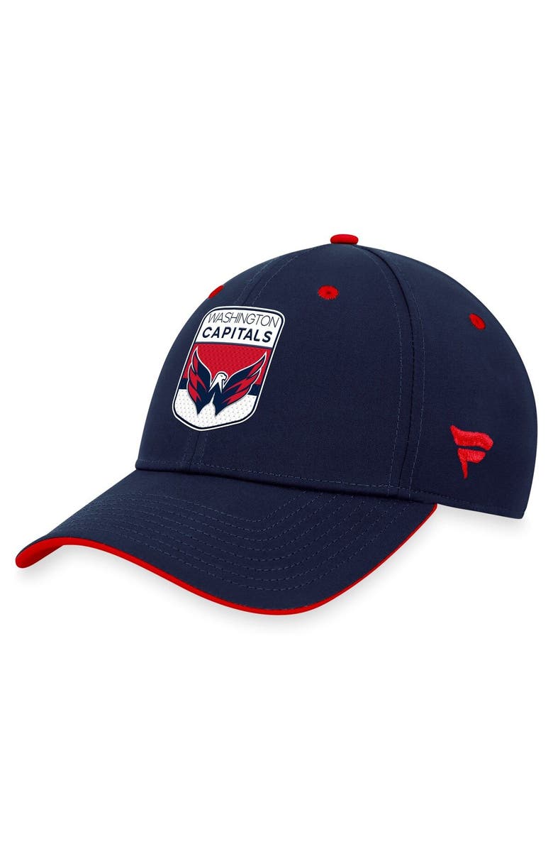 FANATICS Men's Fanatics Branded  Navy Washington Capitals 2023 NHL Draft Flex Hat, Main, color, 