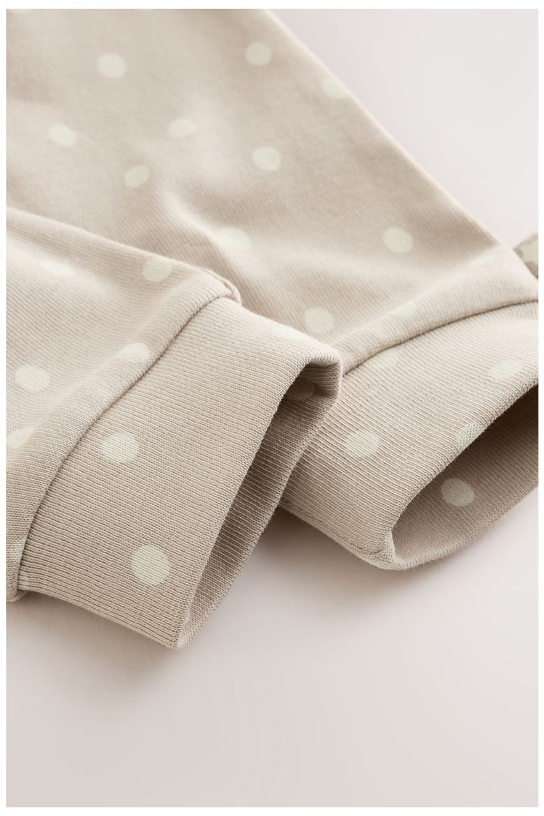 Kids' Peplum Top & Leggings Set, Alternate, color, NEUTRAL